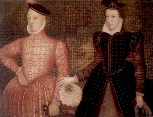 Mary Stuart and Lord Darnley c.1565, from Hardwick Hall
