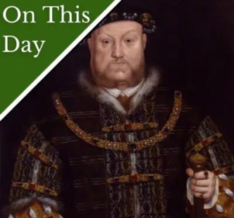 January 31 - Henry VIII's death is announced