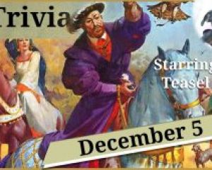 5 December - A near-drowning for Henry VIII!