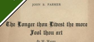 March 29 - Clergyman and playwright William Wager