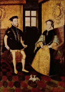 A portrait of Mary I and Philip of Spain by Hans Eworth