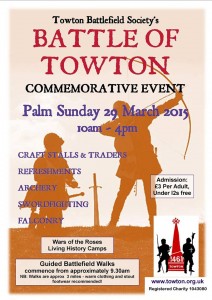 Battle of Towton event March 2015