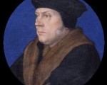 A miniature of Thomas Cromwell wearing a fur collar by Hans Holbein the Younger