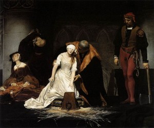 The Execution of Lady Jane Grey by Paul Delaroche (1833)