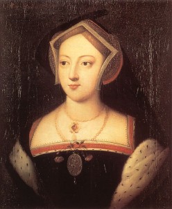 A portrait of a woman thought to be Mary Boleyn from the collection at Hever Castle