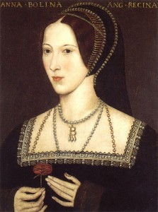 Anne Boleyn, one of the children of Thomas and Elizabeth Boleyn