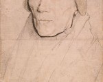 A sketch of Bishop John Fisher by Hans Holbein the Younger