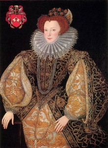 c 1570 Lettice Knollys, second wife of Robert Dudley
