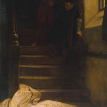 The Death of Amy Robsart, a Victorian painting by William Frederick Yeames