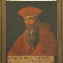 Cardinal Campeggio who presided over the Legatine Court