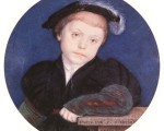 A miniature of Henry Brandon, 2nd Duke of Suffolk, by Hans Holbein the Younger.
