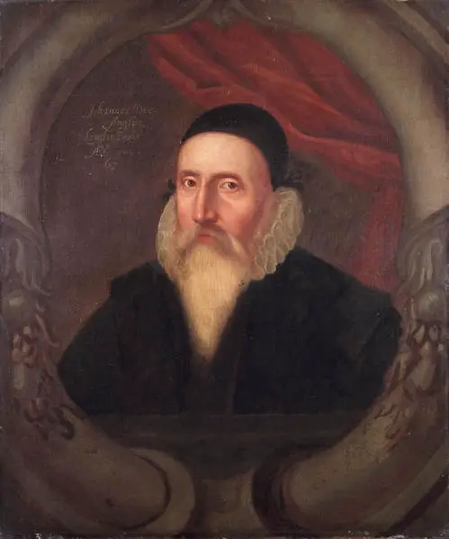 A portrait of John Dee by an unknown artist