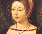 Detail of Margaret Tudor's face from a portrait of her by Daniel Mystens