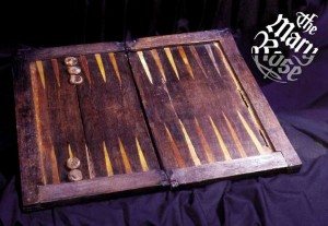 Backgammon board found on Mary Rose