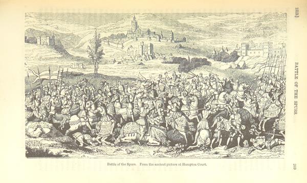 Battle_of_the_Spurs,_from_page_313_of_The_Popular_History_of_England_(11048562254) (Copy)