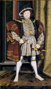Henry VIII after Holbein - based on the Whitehall Mural of 1536-7.
