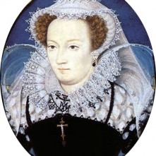 A miniature of Mary, Queen of Scots in captivity by Nicholas Hilliard