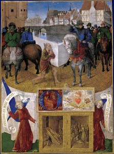 The Charity of St. Martin by Jean Fouquet