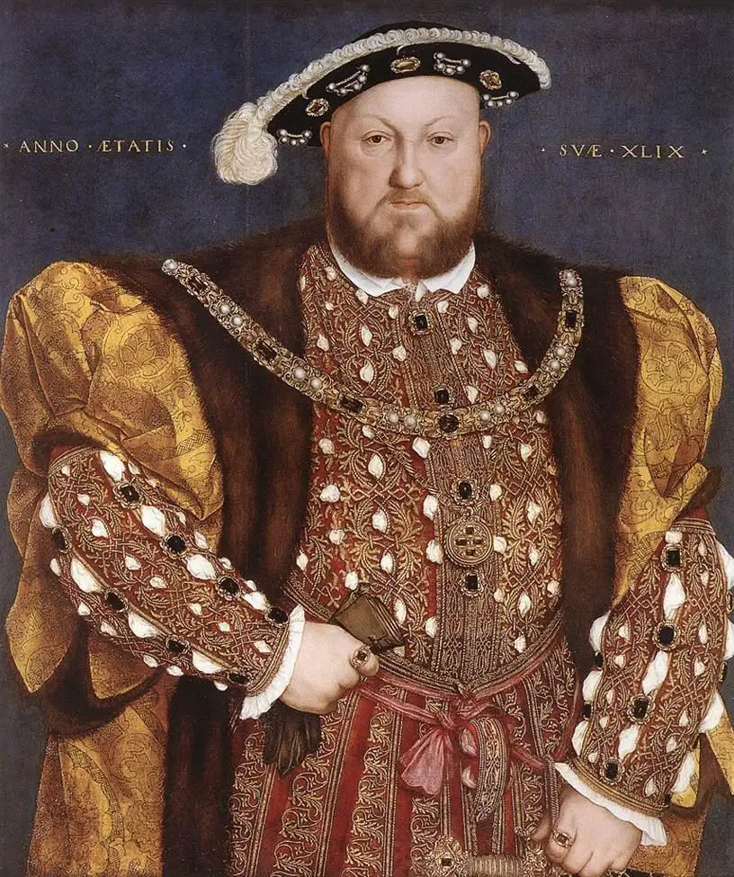 The iconic portrait of Henry VIII after Holbein