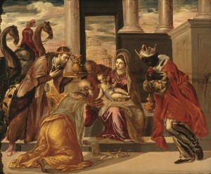 Adoration of the Magi by El Greco, 1568