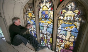 The Vyne stained glass windows, from The Guardian