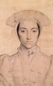 Woman thought to be Amalia of Cleves by Holbein