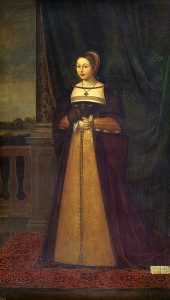 A portrait of Margaret Tudor by Daniel Mytens