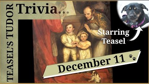 Thumbnail of my 11th December Teasel's Tudor Trivia video