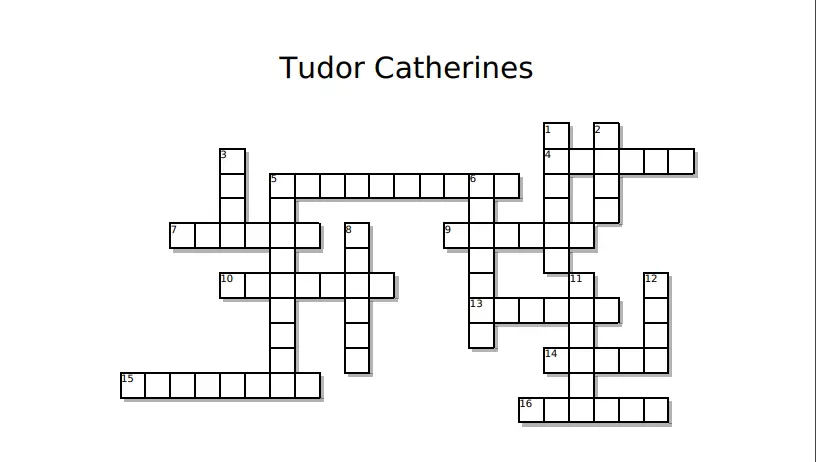 Tudor Catherines Crossword Puzzle The Tudor Society Tudor Catherines Crossword Puzzle The Tudor Society