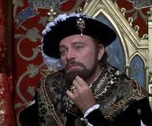 Richard Burton as Henry VIII in Anne of the Thousand Days