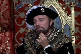 Richard Burton as Henry VIII in Anne of the Thousand Days