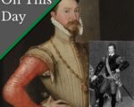 Portrait of Robert Dudley, Earl of Leicester, English School, and engraving of Sir Robert Dudley, after Hilliard.