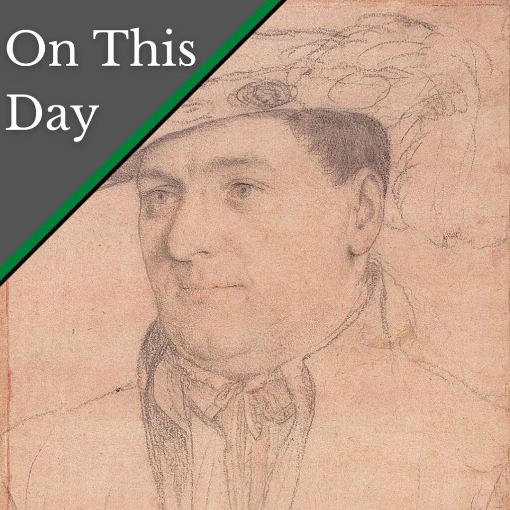 Sketch of Thomas Parry by Hans Holbein the Younger