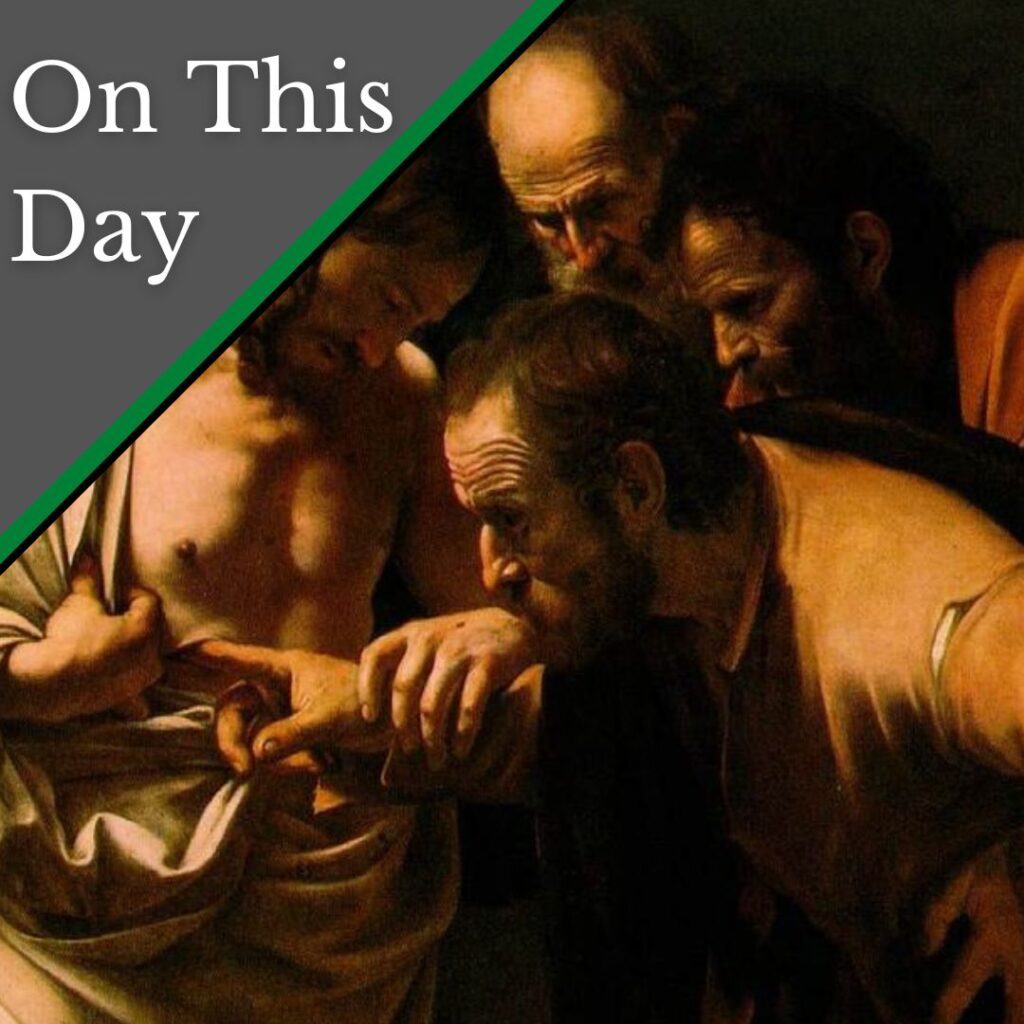 The Incredulity of Saint Thomas by Caravaggio