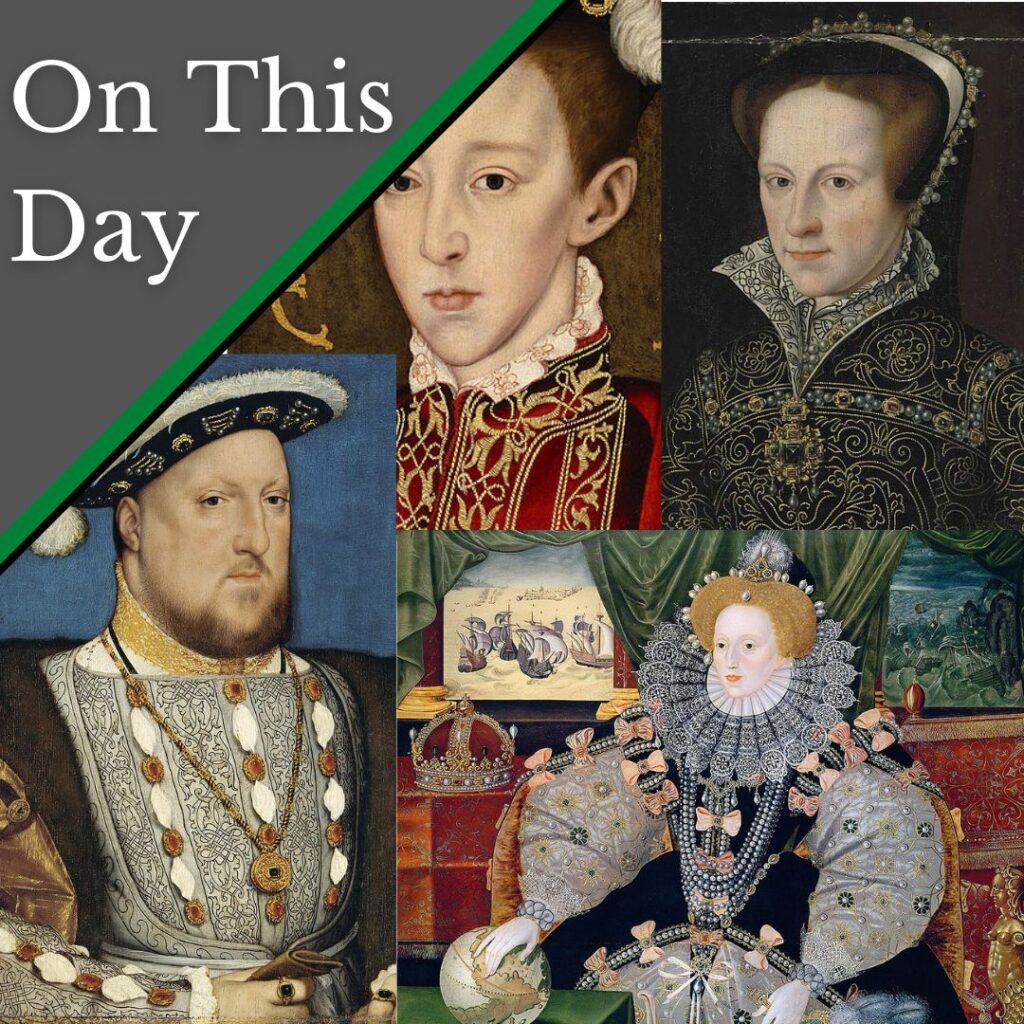 Portraits of Henry VIII, Edward VI, Mary I and Elizabeth I