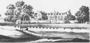 An engraving of Billingbear House