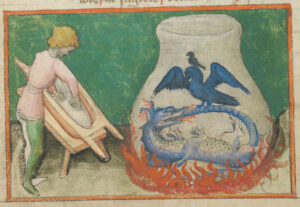 Image from  a 15th century alchemical treatise, Aurora consurgens