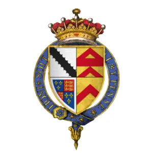 Arms of Henry Radcliffe, 2nd Earl of Sussex