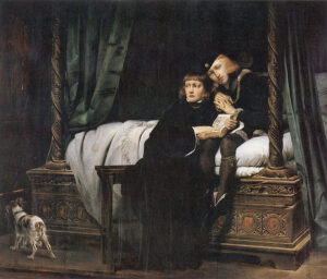King Edward V and the Duke of York (Richard) in the Tower of London by Paul Delaroche.