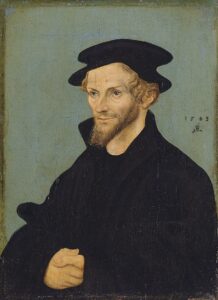 Portrait of Philip Melancthon by Lucas Cranach the Elder