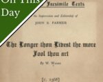 Title page of "The Longer thou Livest the more Fool thou art" by William Wager
