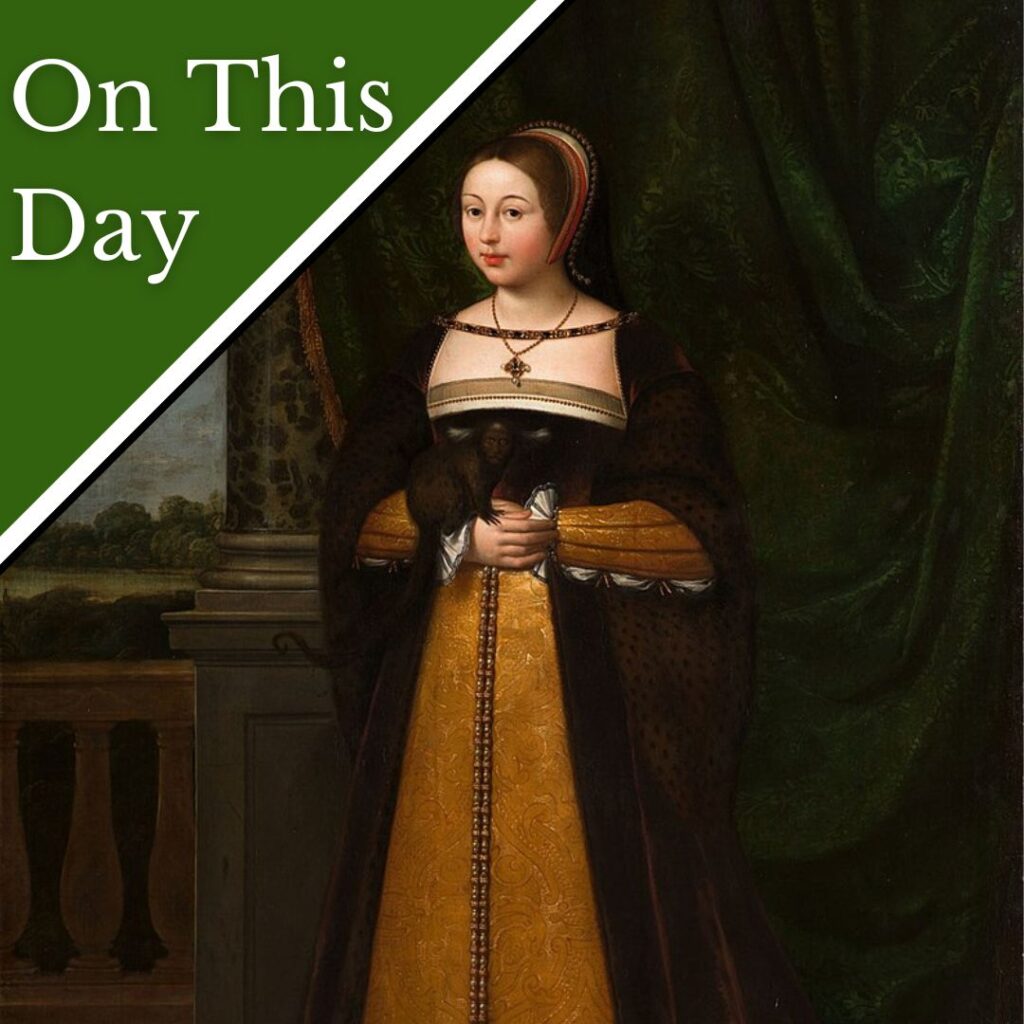 A portrait of Margaret Tudor by Daniel Mytens