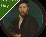 Portrait of an unknown man some believe to be Ralph Sadler by Hans Holbein the Younger