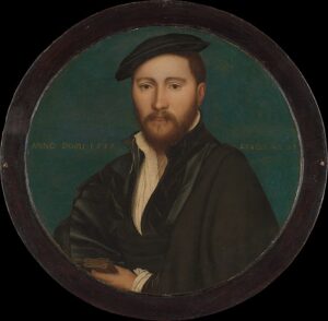A portrait of an unknown man thought to be Sir Ralph Sadler by Hans Holbein the Younger