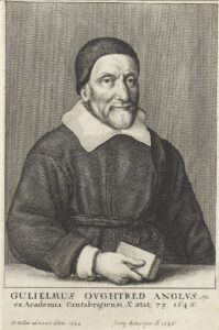 Engraving of mathematician William Oughtred