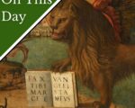 The winged lion, the symbol of St Mark the Evangelist