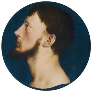 A miniature of Sir Thomas Wyatt the Younger by Hans Holbein the Younger