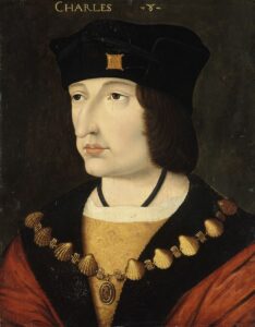 A portrait of Charles VIII of France by an unknown artist