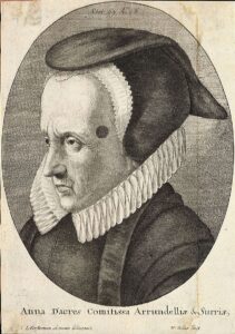An engraving of Anne Dacre by Wenceslas Hollar