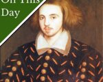 Portrait of an unknown man thought to be Christopher Marlowe